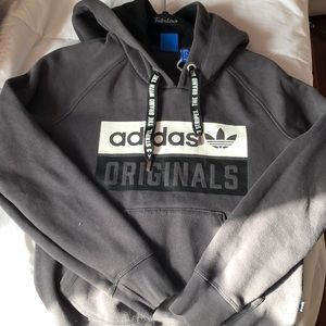 Adidas Original Grey Hoodie